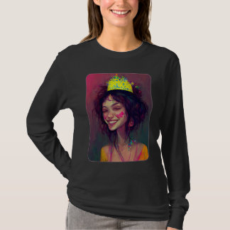 Feest Prinses Kroon Feestelijke Fun Hen Party T-shirt
