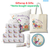 FEEST QUINCEANERA Folkart Bloemen Thema Kaart