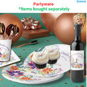 FEEST QUINCEANERA Folkart Bloemen Thema Kaart