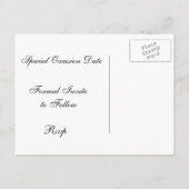 Feest Red Stiletto en Pink Hearts Aankondigingskaart (Achterkant)