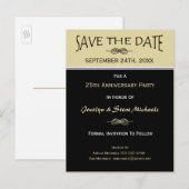 Feest, Reünie, Evenement Save the Date Briefkaart (Voorkant / Achterkant)