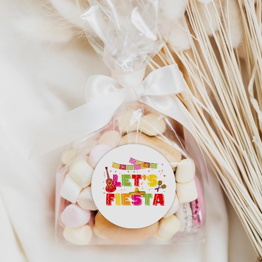 Feest Ronde Sticker Label