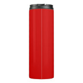 Feest rood massief thermosbeker (Achterkant)