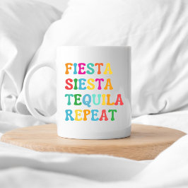 Feest Siesta Tequila Herhaal Koffiemok