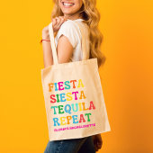 Feest Siesta Tequila Herhalen Verloofde Dames Tote Bag