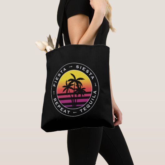 Feest Siesta Tequila Herhaling Meisjes Uitje Tote Bag (Dichtbij)