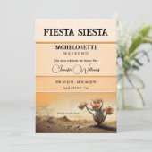 Feest Siesta Terra Cotta Meisjesweekend Kaart (Staand voorkant)