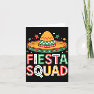 Feest squad party liefhebbers Mexicaanse sfeer cin Kaart
