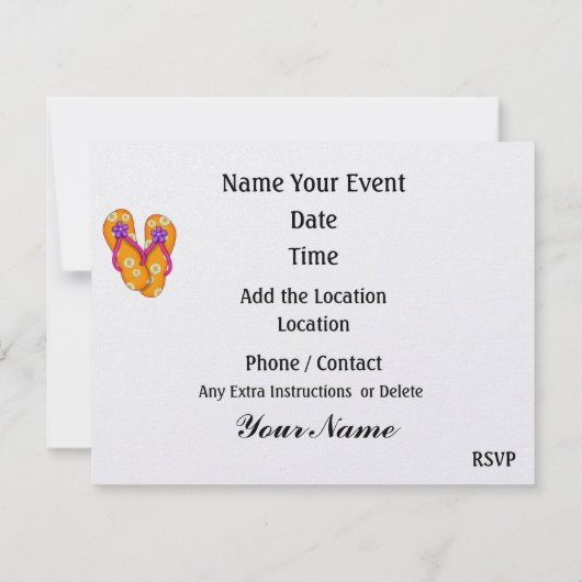 Feest - SRF Kaart (Achterkant)