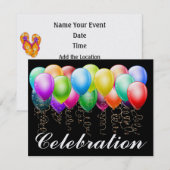 Feest - SRF Kaart (Voorkant / Achterkant)