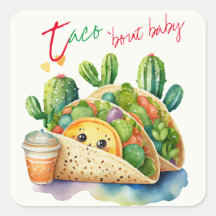 Feest Taco 'bout Baby Shower Schattig Leuk Modern