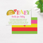 Feest Taco Over een Babemeisjeshulpfeest Breng een Visitekaartje (Bureau)