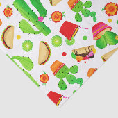 Feest Taco's Taco Dinsdag Kleurrijk Cinco de Mayo Tissuepapier (Detail)