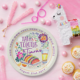 FEEST Tacos Tequila en Tiara's Papieren Bordje