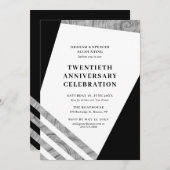 Feest ter ere van het 20-jarig jubileum kaart (Voorkant / Achterkant)