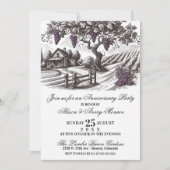 Feest ter viering van het jubileum van de wijngaar kaart (Voorkant)