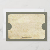 Feest Ticket Kaart (Achterkant)