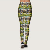 "Feest-tijd: De Coole Kat slaat een bal!" Leggings (Achterkant)