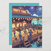 Feest Tijd Elke Gelegenheid Feest Kaart (Voorkant / Achterkant)