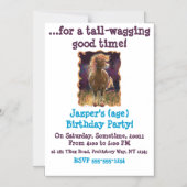 Feest Tijd Vuur Paard Magnetische Uitnodiging (Voorkant)