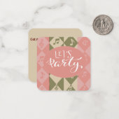 Feest Uitnodiging (Voorkant / Achterkant in situ)