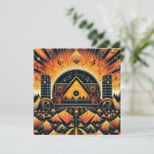 Feest Uitnodiging (Staand voorkant)