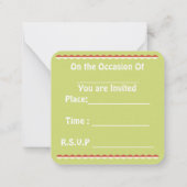 Feest Uitnodiging (Achterkant)