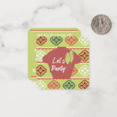 Feest Uitnodiging (Voorkant / Achterkant in situ)