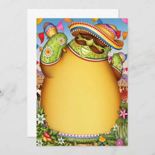 Feest Uitnodigingen (Voorkant / Achterkant)