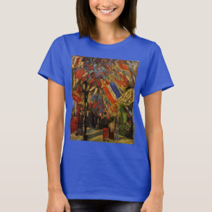 Feest van 14 juli in Parijs door Vincent van Gogh T-shirt