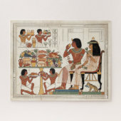 Feest van de Eeuwigheid: Oud-Egyptisch Banket Legpuzzel (Horizontaal)