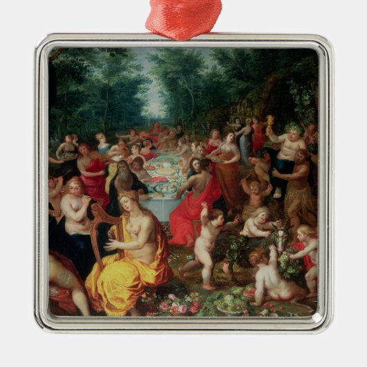 Feest van de Goden Metalen Ornament (Voorkant)