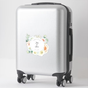 "Feest van de liefde" naamdatum Sticker