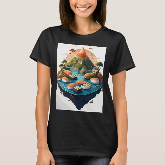 Feest van de lucht oceaan t-shirt (Voorkant)