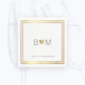 feest van de moderne / elegante bruiloft servetten