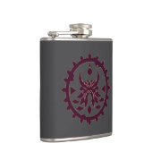 Feest van de oude goden waterfles heupfles (Rechts)