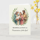 Feest van de presentatie van de Heer Candlemas Kaart (Gele Bloem)