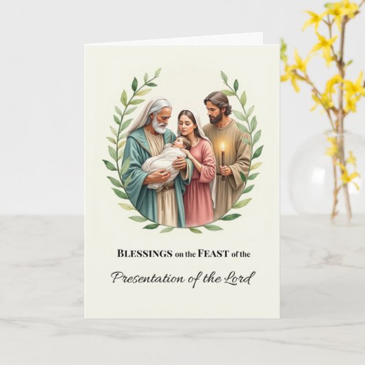 Feest van de presentatie van de Heer Candlemas Kaart (Gele Bloem)