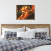 Feest van de Rozenkrans engel door Albrecht Durer Canvas Afdruk (Insitu (Slaapkamer))