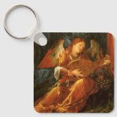Feest van de Rozenkrans engel door Albrecht Dürer Sleutelhanger (Voorkant)