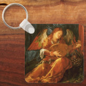 Feest van de Rozenkrans engel door Albrecht Dürer Sleutelhanger (Voorkant)