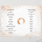 Feest van de weddenschap met koper (Achterkant)