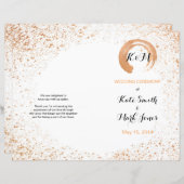 Feest van de weddenschap met koper (Voorkant / Achterkant)