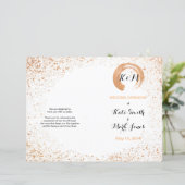 Feest van de weddenschap met koper (Staand voorkant)