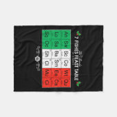 Feest van de Zeven Vissen Fleece Deken (Voorkant (Horizontaal))
