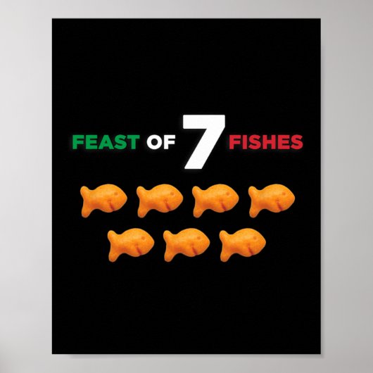 Feest van de zeven vissen poster (Voorkant)