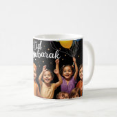 Feest van Eid Mubarak Koffiemok (Voorkant rechts)