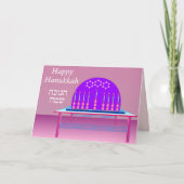 Feest van het Chanoeka wenskaart Feestdagen Kaart (Voorkant)