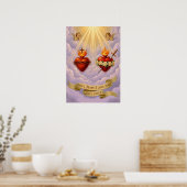 Feest van het Heilig Hart van Jezus Katholiek Poster (Keuken)