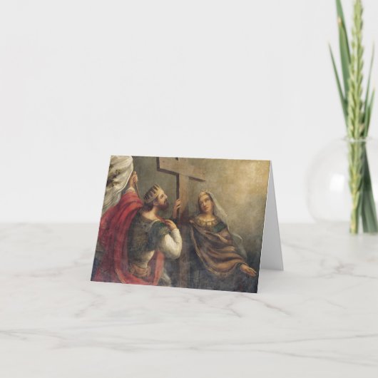 Feest van het Kruis/Heilig Kruis Dag Orthodox Kaart (Voorkant)